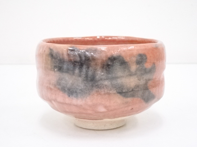 道具 ] - 道具 佐々木松楽造 赤楽茶碗（銘：松籟）（前大徳福本積應